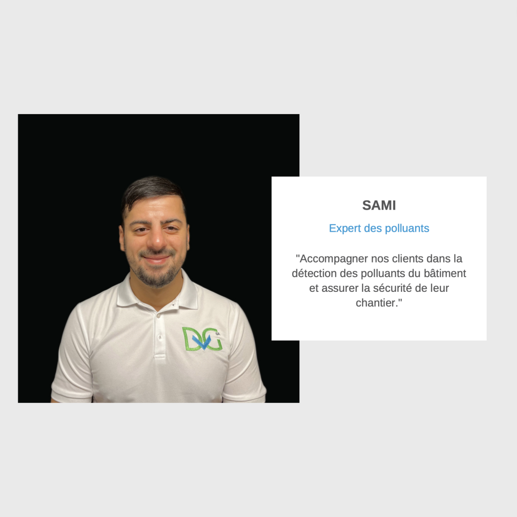 Sami expert des polluants et des énergies du bâtiment